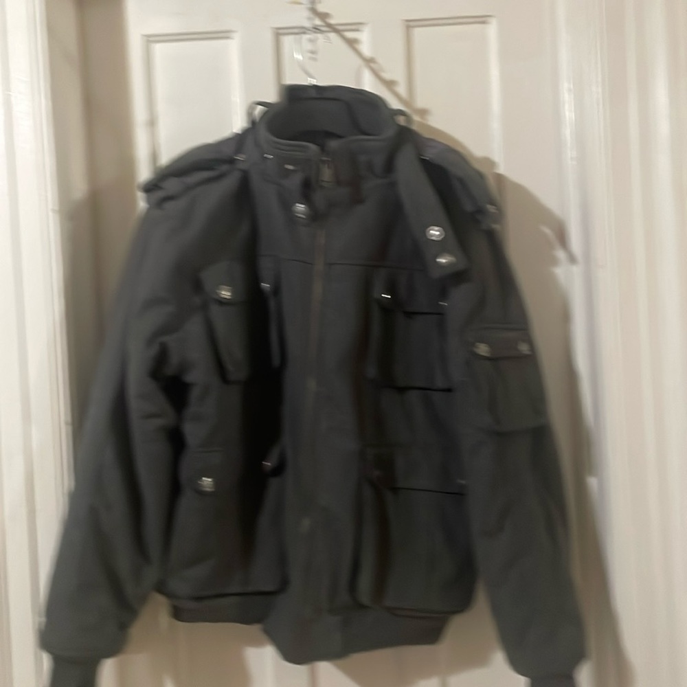 Wool bomber jacket